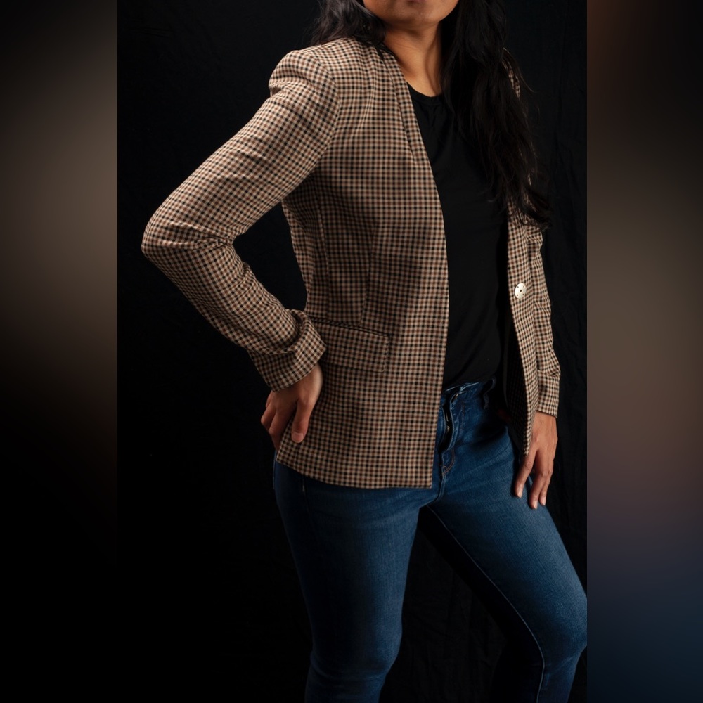 Plaid Dress Jacket from H&M